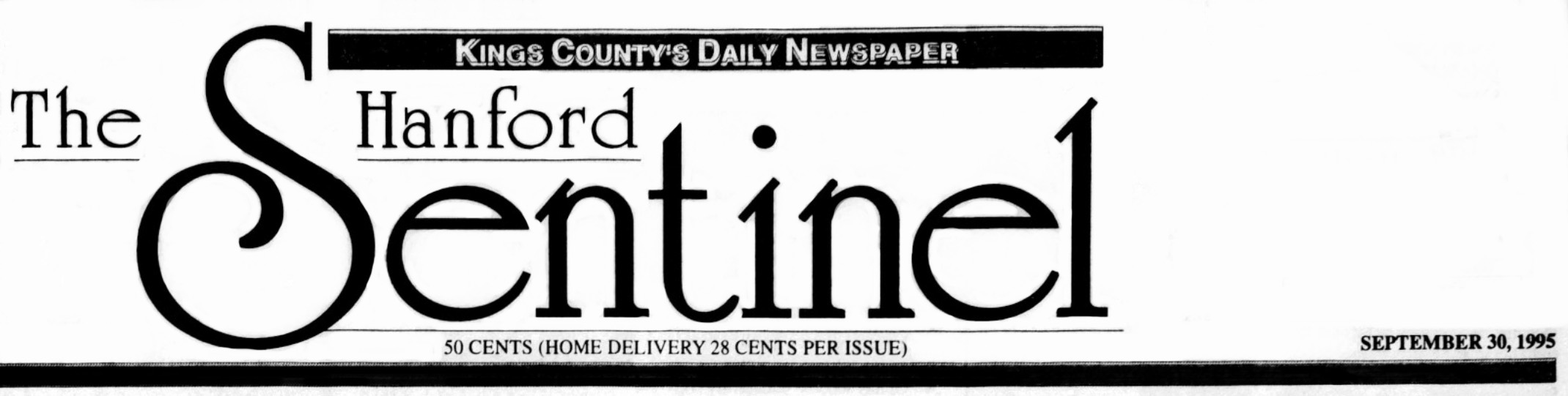 the hanford sentinel